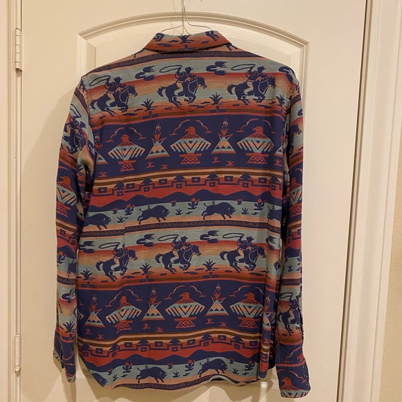 Ralph Lauren Polo Southwestern Pattern Shirt - Picture 2 of 4